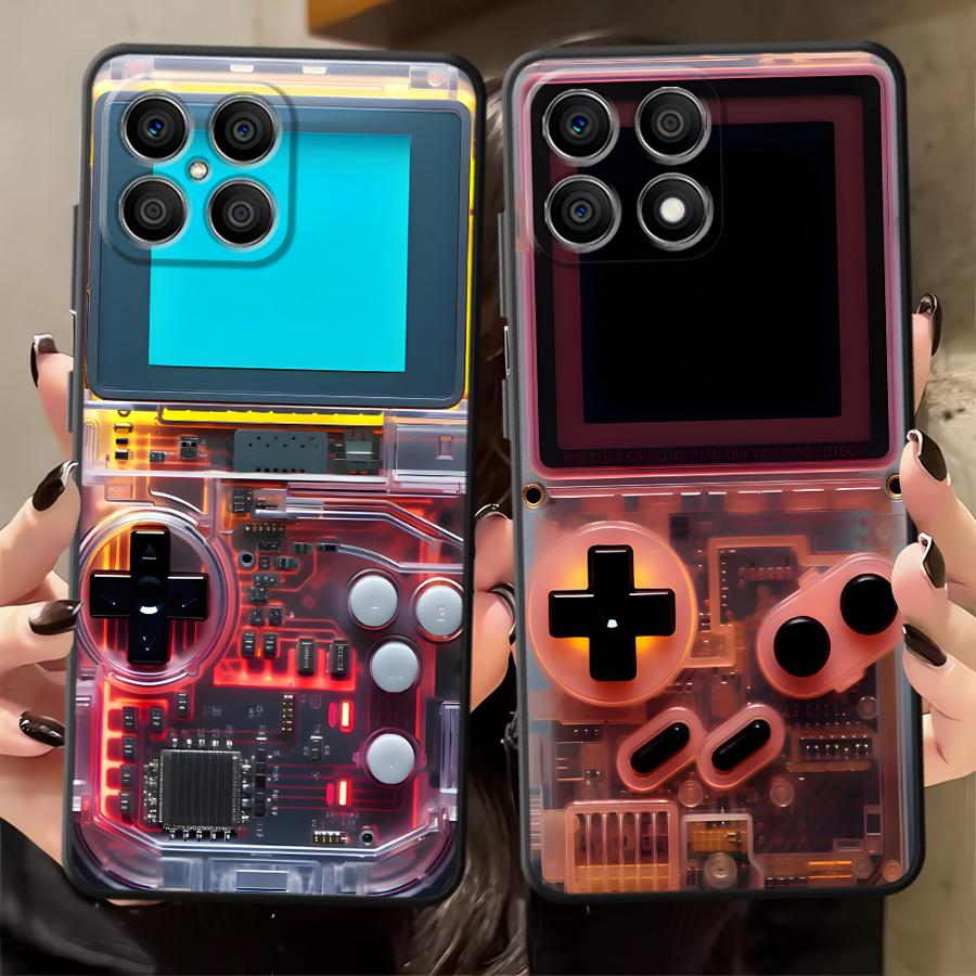 Gaming Console X6 - 레드 게이밍 콘솔 펀다 폰 커버