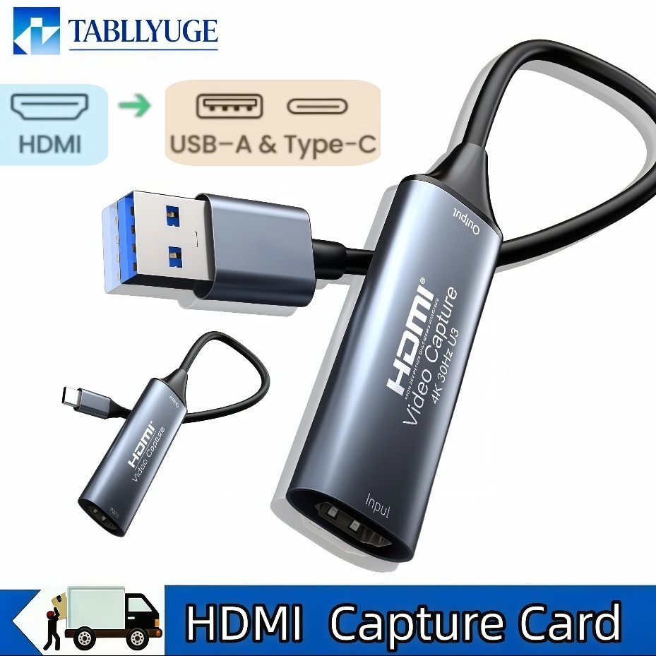 Pad Gaming Console - USB-C 2.0/3.0 HDMI 비디오 캡처 카드는