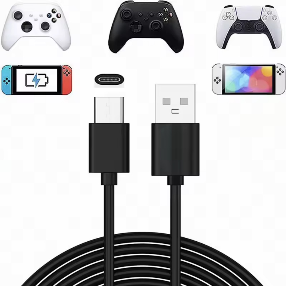 Gaming Console Xbox - PS5 컨트롤러와 호환되는 1M/2.75M USB 케이블,