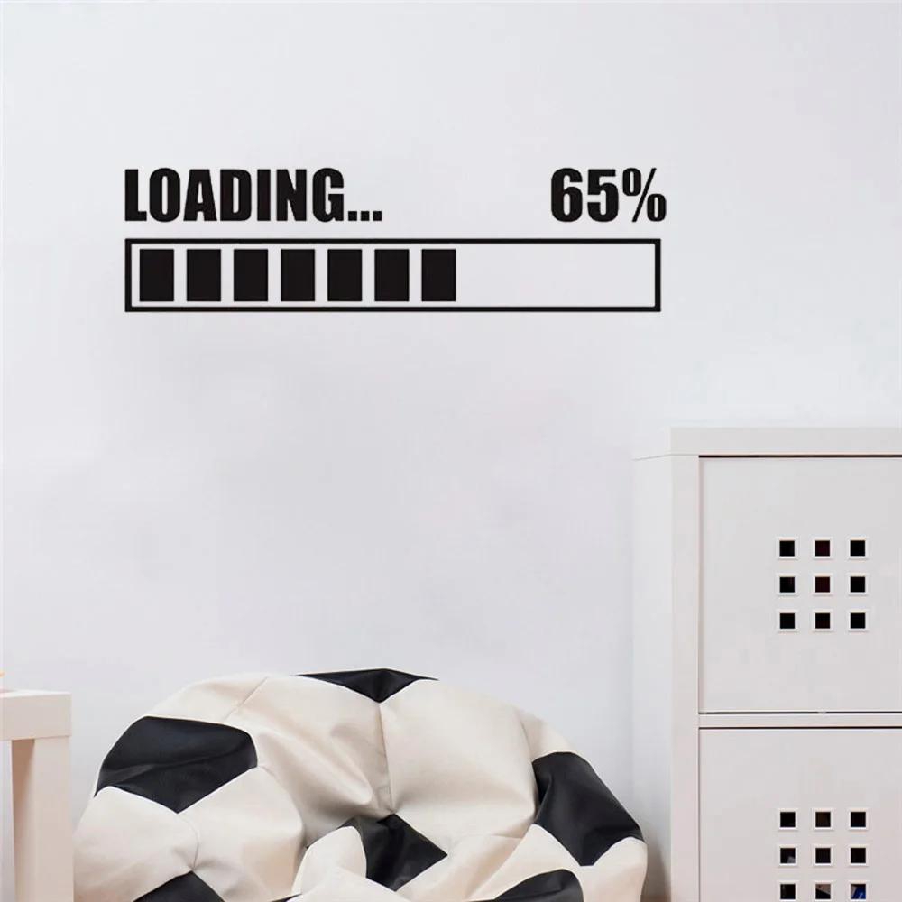 Gaming Console Wallpaper - 게임 로딩 65% 벽 데칼, 게이머
