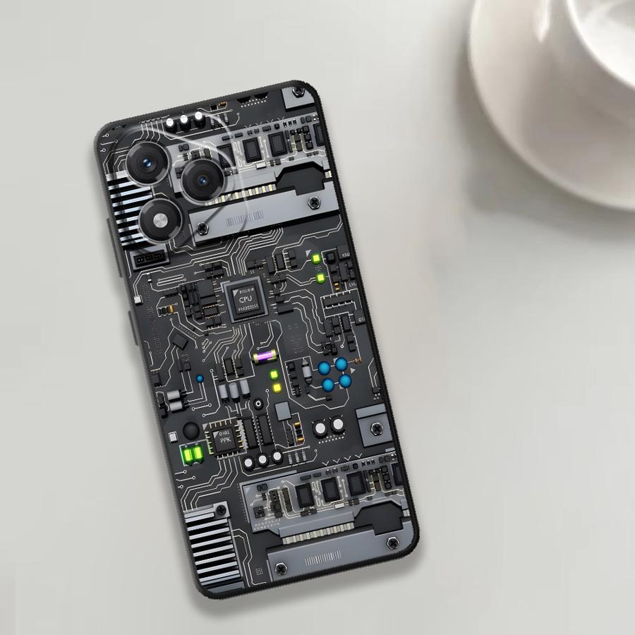 보라색 게임 콘솔 펀다 폰 커버 케이스 (Honor X - Gaming Console X6 리뷰 및 가격