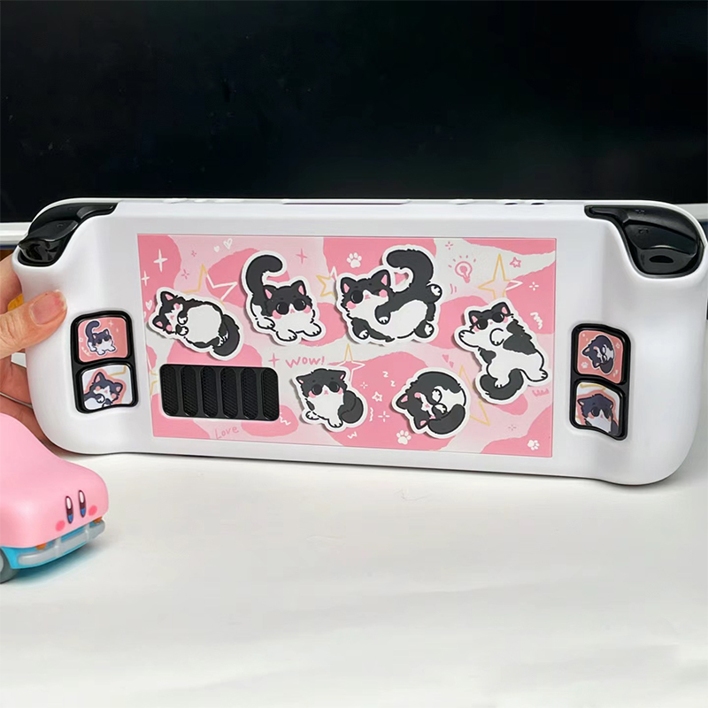 스팀 데크 게임 콘솔을위한 만화 우유 고양이 보호 케이 - Gaming Console Steam Deck 리뷰 및 가격