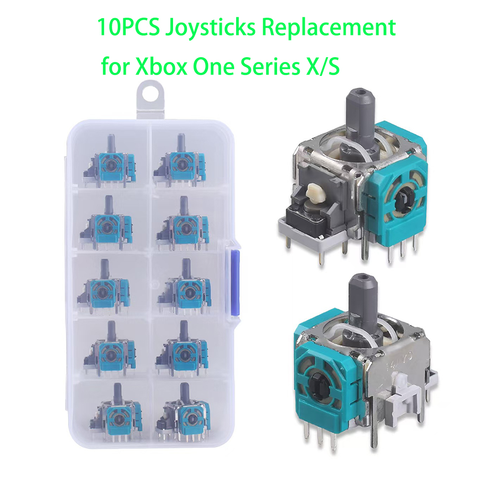 10pcs 교체 3D 아날로그 조이스틱 썸 스틱 수리  - Gaming Console Xbox 리뷰 및 가격