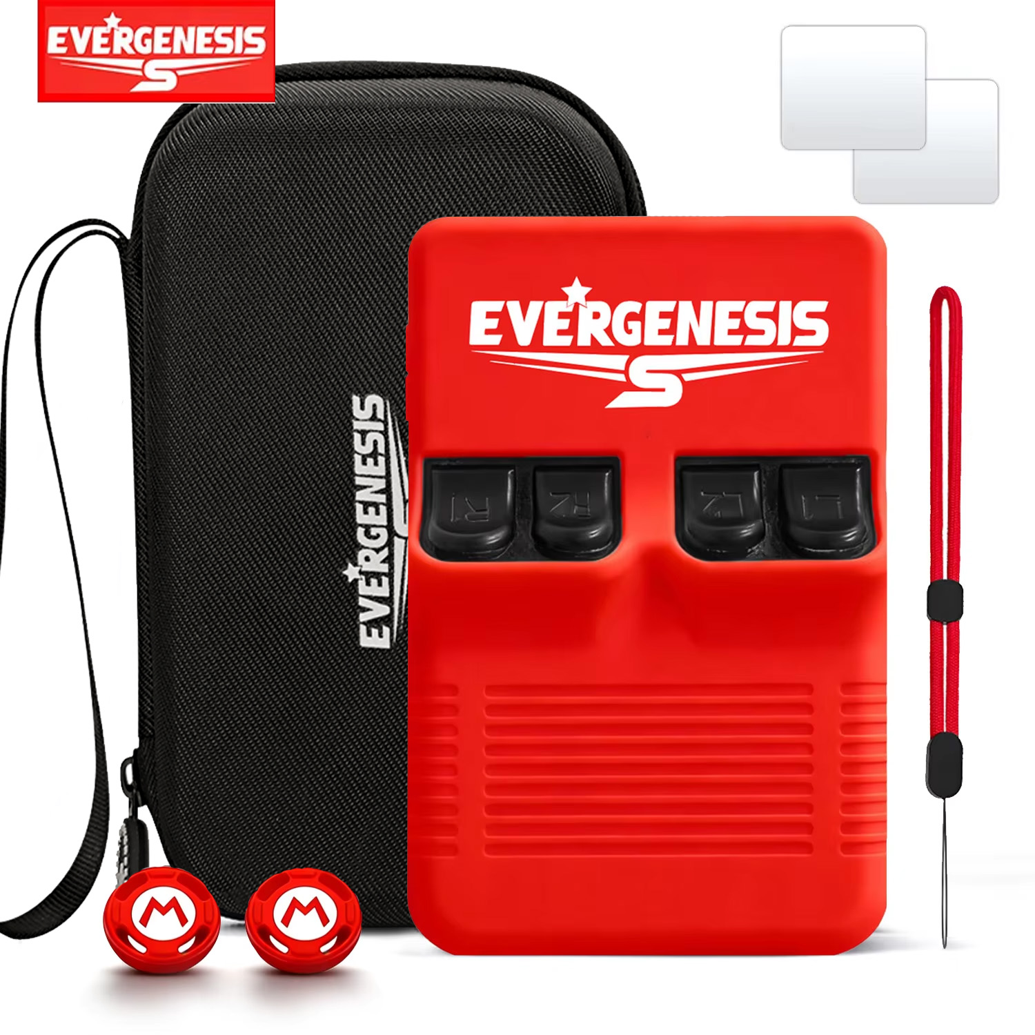 R36S 휴대용 게임 콘솔용 보호 케이스 세트 실리콘  - Gaming Console Bag 리뷰 및 가격