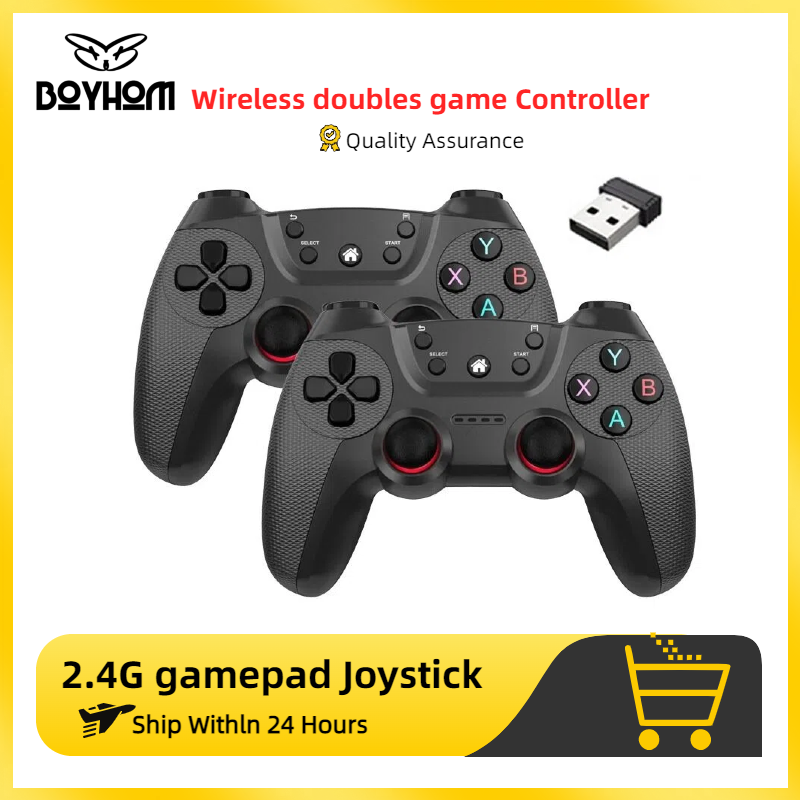 BOYHOM 무선 더블 게임 컨트롤러 Linux/안드로 - Gaming Console For Android Tv 리뷰 및 가격