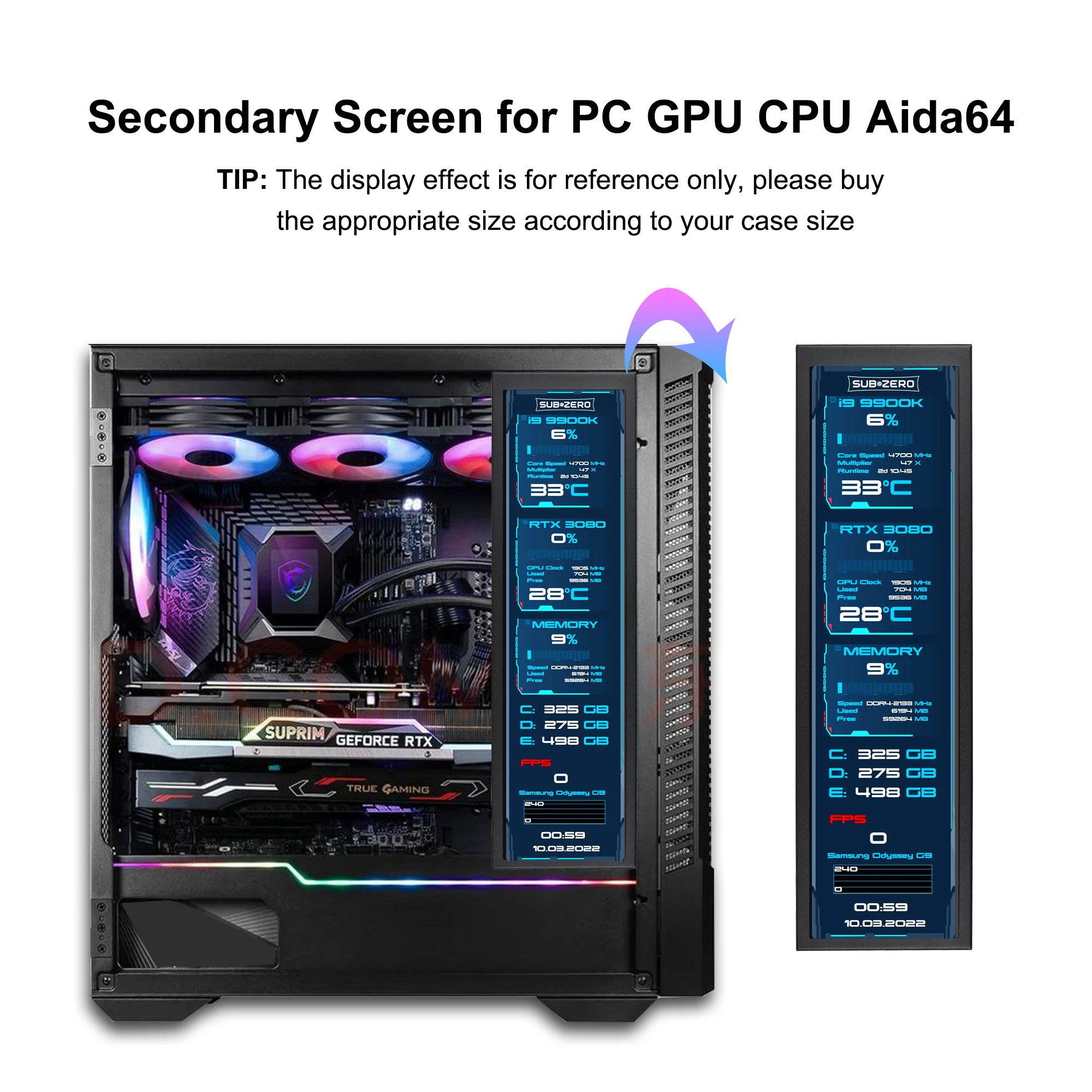 Wisecoco 8.8 인치 FHD 컴퓨터 보조 화면  - Gaming Console Wallpaper 리뷰 및 가격