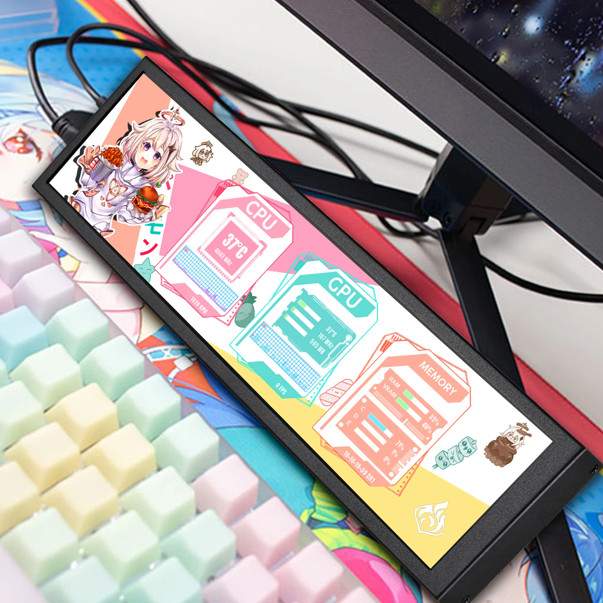 Wisecoco 8.8 인치 FHD 컴퓨터 보조 화면  - Gaming Console Wallpaper 리뷰 및 가격