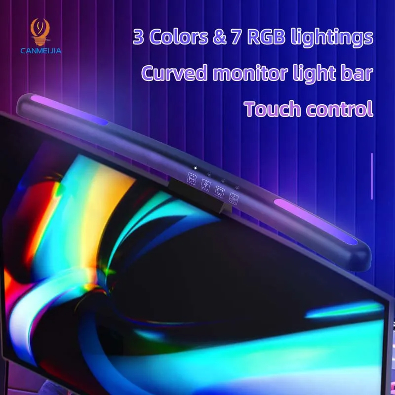 곡선 LED 모니터 라이트 바, USB RGB PC 스 - Pad Gaming Console 리뷰 및 가격